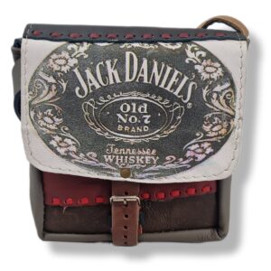 Mała torba na ramię skórzana Jack Daniels