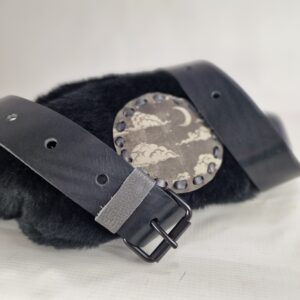 Astrid – nocne chmury nerka skórzana –pasek