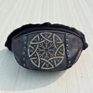 Nocna Straż - nerka skórzana handmade