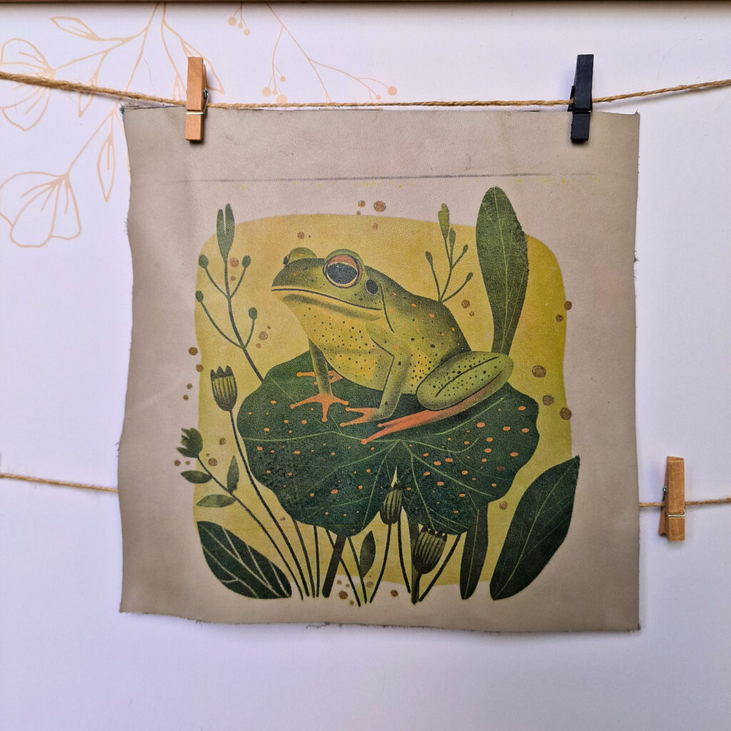 naszywka skórzana- strażnik mchu